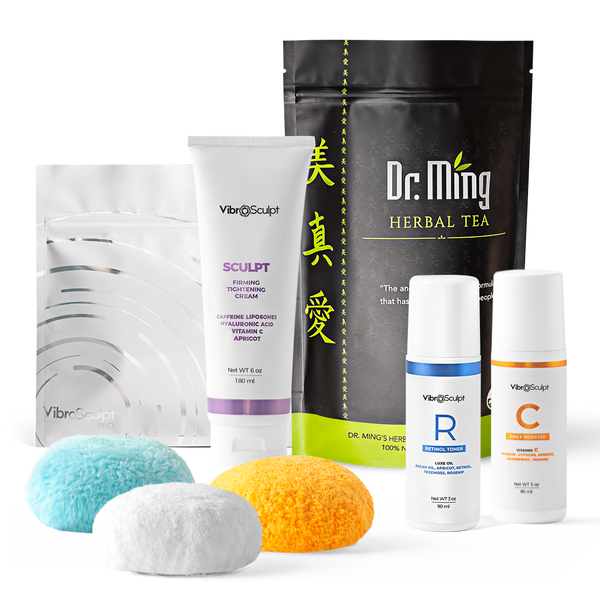 Beauty Pads + VIT C + Retinol Toner + Sculpt Gel + Green Tea