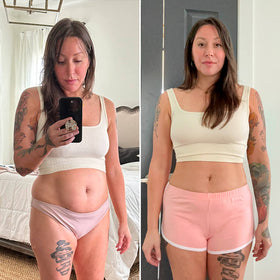 Before and after Amelia